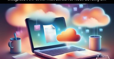 Integrate PDF tools with cloud services developers