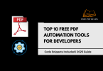 Top 10 PDF automation tools for developers with code examples – Python, Java, PowerShell snippets.”