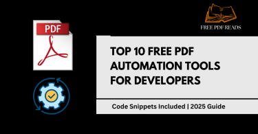 Top 10 PDF automation tools for developers with code examples – Python, Java, PowerShell snippets.”